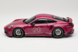 Porsche 911 992 Turbo S Coupe Sport Design レッド Minichamps 1:18 113069075 メタル - 画像 4/8