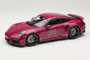 Porsche 911 992 Turbo S Coupe Sport Design レッド Minichamps 1:18 113069075 メタル