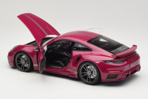 Porsche 911 992 Turbo S Coupe Sport Design レッド Minichamps 1:18 113069075 メタル - 画像 5/8