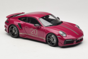 Porsche 911 992 Turbo S Coupe Sport Design レッド Minichamps 1:18 113069075 メタル - 画像 6/8