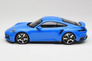 Porsche 911 992 Turbo S ジェンシアンブルー Minichamps 1:18 155069074 メタル - 画像 3/6
