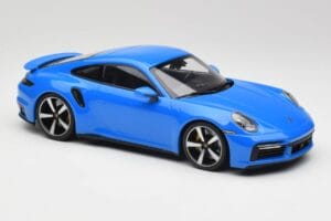 Porsche 911 992 Turbo S ジェンシアンブルー Minichamps 1:18 155069074 メタル - 画像 4/6