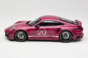 Porsche 911 992 Turbo S Sport Design Package レッド Minichamps 1:18 155069172 メタル - 画像 3/6