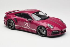 Porsche 911 992 Turbo S Sport Design Package レッド Minichamps 1:18 155069172 メタル - 画像 4/6
