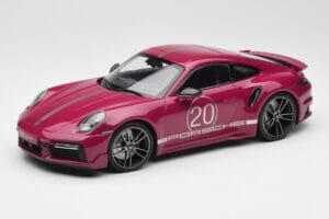 Porsche 911 992 Turbo S Sport Design Package レッド Minichamps 1:18 155069172 メタル