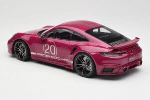 Porsche 911 992 Turbo S Sport Design Package レッド Minichamps 1:18 155069172 メタル - 画像 5/6