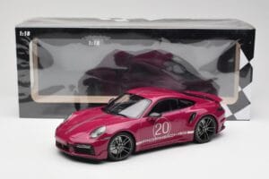 Porsche 911 992 Turbo S Sport Design Package レッド Minichamps 1:18 155069172 メタル - 画像 6/6