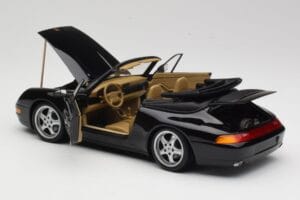 Porsche 911 993 カブリオレ ブラック UT Models 1:18 27806-U1 メタル - 画像 5/8