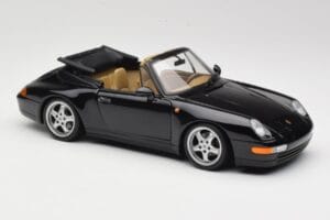 Porsche 911 993 カブリオレ ブラック UT Models 1:18 27806-U1 メタル - 画像 6/8