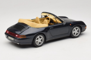 Porsche 911 993 カブリオレ ダークブルー Tchibo 1:18 46619 メタル - 画像 3/8