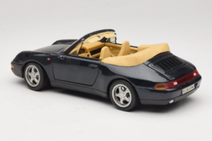 Porsche 911 993 カブリオレ ダークブルー Tchibo 1:18 46619 メタル - 画像 7/8