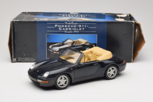 Porsche 911 993 カブリオレ ダークブルー Tchibo 1:18 46619 メタル - 画像 8/8