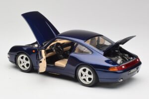 Porsche 911 993 Carrera Cup ブルー Braccio & Gotz 1993 Bburago 1:18 3060-M1 メタル - 画像 5/8