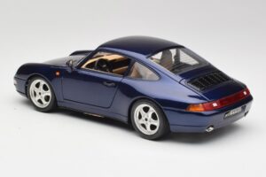 Porsche 911 993 Carrera Cup ブルー Braccio & Gotz 1993 Bburago 1:18 3060-M1 メタル - 画像 7/8