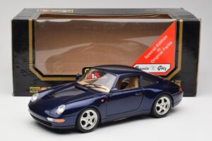 Porsche 911 993 Carrera Cup ブルー Braccio & Gotz 1993 Bburago 1:18 3060-M1 メタル - 画像 8/8