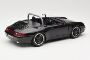 Porsche 911 993 Carrera カブリオレ ブラック Bburago 1:18 3090-M1 メタル - 画像 3/8