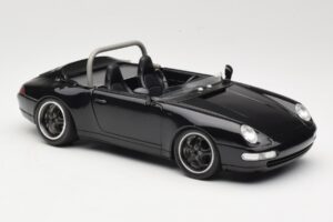 Porsche 911 993 Carrera カブリオレ ブラック Bburago 1:18 3090-M1 メタル - 画像 6/8