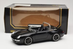 Porsche 911 993 Carrera カブリオレ ブラック Bburago 1:18 3090-M1 メタル - 画像 8/8
