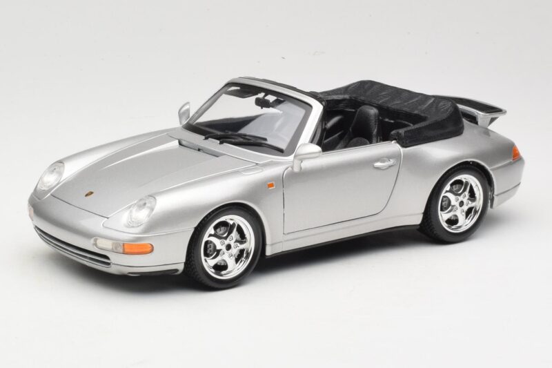 Porsche 911 993 Carrera カブリオレ シルバー Bburago 1:18 18-12039 メタル