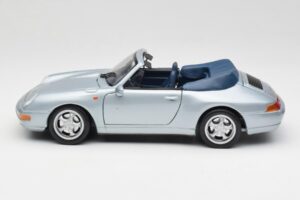 Porsche 911 993 Carrera カブリオレ シルバー Maisto 1:18 100299-M1 メタル - 画像 4/8
