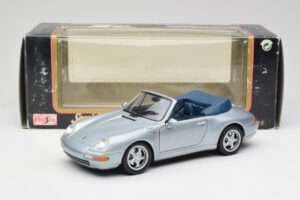 Porsche 911 993 Carrera カブリオレ シルバー Maisto 1:18 100299-M1 メタル - 画像 8/8