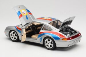 Porsche 911 993 Carrera Cup #1 1993 Bburago 1:18 3050-M2 メタル - 画像 5/8