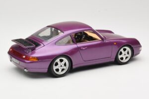 Porsche 911 993 Carrera パープル Bburago 1:18 3060-M2 メタル - 画像 3/8