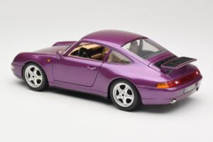 Porsche 911 993 Carrera パープル Bburago 1:18 3060-M2 メタル - 画像 7/8