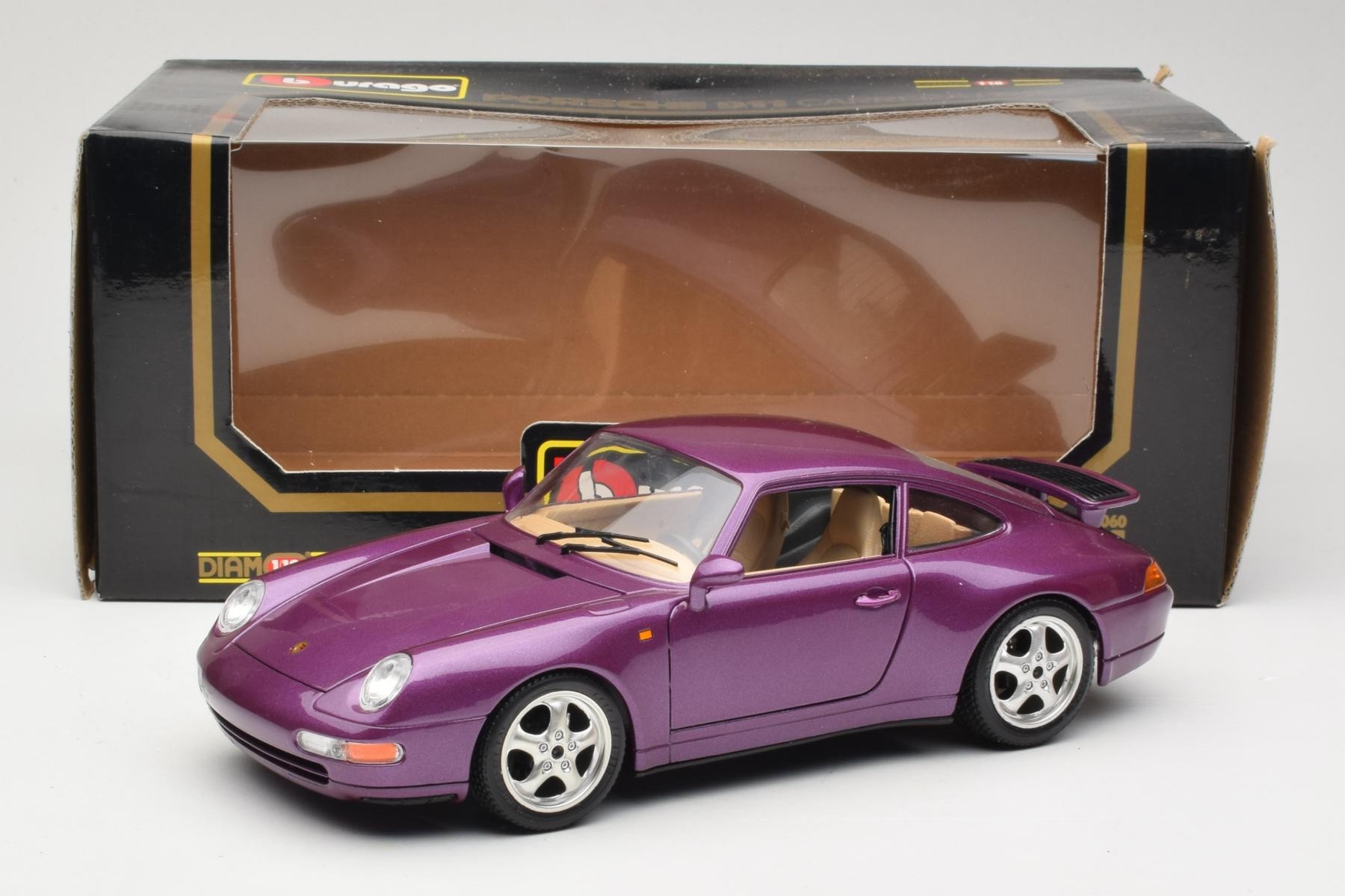 Bburago 1:18 Porsche 911 993カレラ パープル