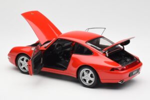 Porsche 911 993 Carrera レッド AUTOart 1:18 78132 メタル - 画像 5/8