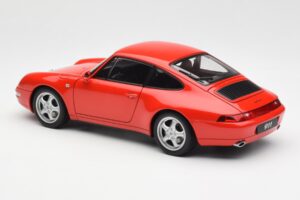 Porsche 911 993 Carrera レッド AUTOart 1:18 78132 メタル - 画像 7/8