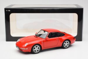 Porsche 911 993 Carrera レッド AUTOart 1:18 78132 メタル - 画像 8/8
