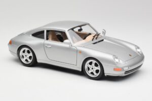 Porsche 911 993 Carrera シルバー Bburago 1:18 3050-M1 メタル - 画像 6/8