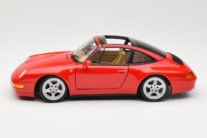 Porsche 911 993 Carrera Targa レッド UT Models 1:18 27821 メタル - 画像 4/8