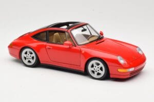 Porsche 911 993 Carrera Targa レッド UT Models 1:18 27821 メタル - 画像 6/8
