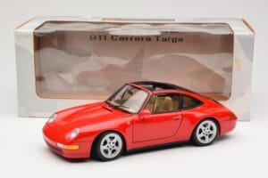 Porsche 911 993 Carrera Targa レッド UT Models 1:18 27821 メタル - 画像 8/8