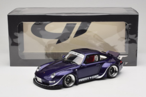 Porsche 911 993 RWB Army Girl パープル GT Spirit 1:18 GT562 レジン - 画像 6/6