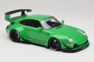 Porsche 911 993 RWB グリーン GT Spirit 1:18 GT074 レジン - 画像 4/6