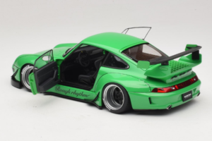 Porsche 911 993 RWB グリーン Gun Grey Wheels AUTOart 1:18 78151 コンポジット - 画像 5/8