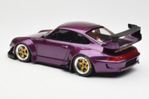 Porsche 911 993 RWB パープル GT Spirit 1:18 GT727 レジン - 画像 5/6