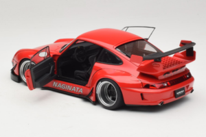 Porsche 911 993 RWB レッド Gun Grey Wheels AUTOart 1:18 78153 コンポジット - 画像 5/8
