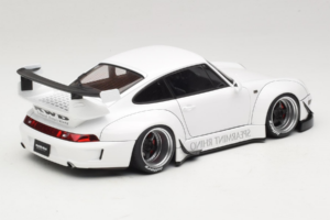 Porsche 911 993 RWB ホワイト Gun Grey Wheels AUTOart 1:18 78150 コンポジット - 画像 3/8