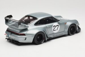 Porsche 911 993 RWB Yuiitsumuni シルバー GT Spirit 1:18 GT522 レジン - 画像 2/6