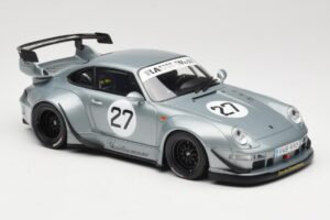 Porsche 911 993 RWB Yuiitsumuni シルバー GT Spirit 1:18 GT522 レジン - 画像 4/6