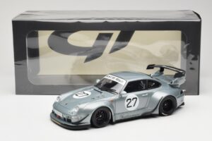 Porsche 911 993 RWB Yuiitsumuni シルバー GT Spirit 1:18 GT522 レジン - 画像 6/6
