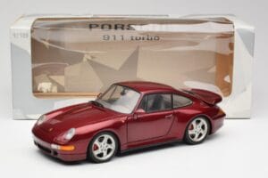 Porsche 911 993 Turbo アリーナレッドメタリック UT Models 1:18 27811 メタル - 画像 8/8