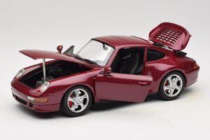Porsche 911 993 Turbo レッド Anson 1:18 30320-W メタル - 画像 2/8