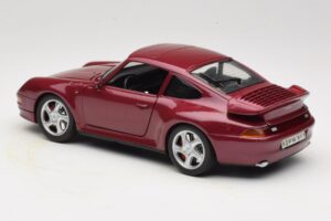 Porsche 911 993 Turbo レッド Anson 1:18 30320-W メタル - 画像 7/8