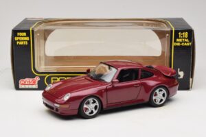 Porsche 911 993 Turbo レッド Anson 1:18 30320-W メタル - 画像 8/8