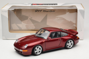 Porsche 911 993 Turbo Red Metallic UT Models 1:18 180066070 メタル - 画像 8/8